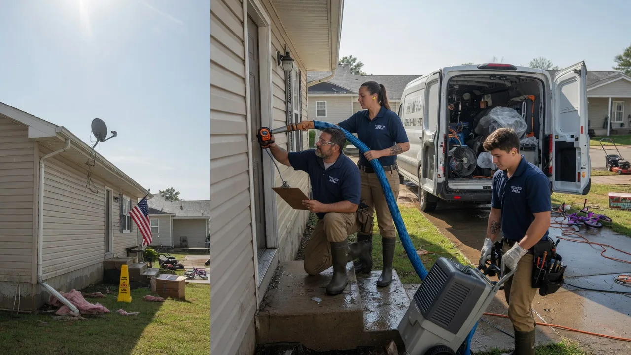 Ceiling Water Damage Restoration in Huntington, TX near me
