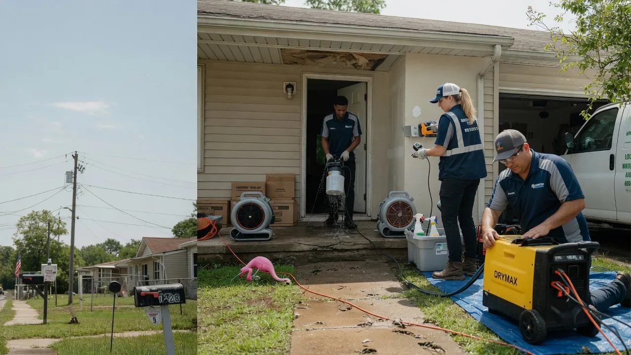 Storm Damage Water Removal in Huntington, TX near me